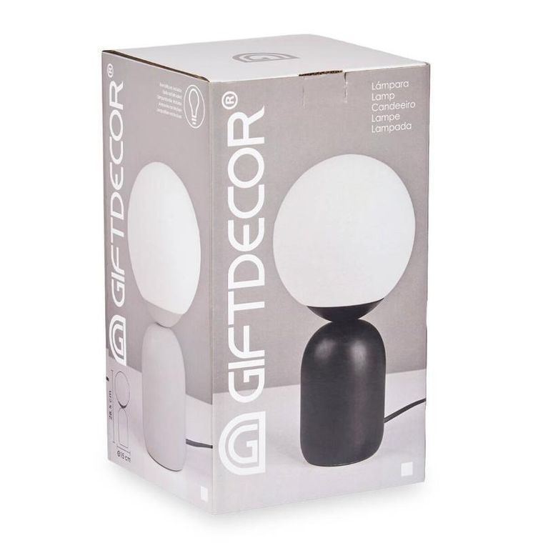 Giftdecor, lampa stołowa kula ball, ø 15 cm