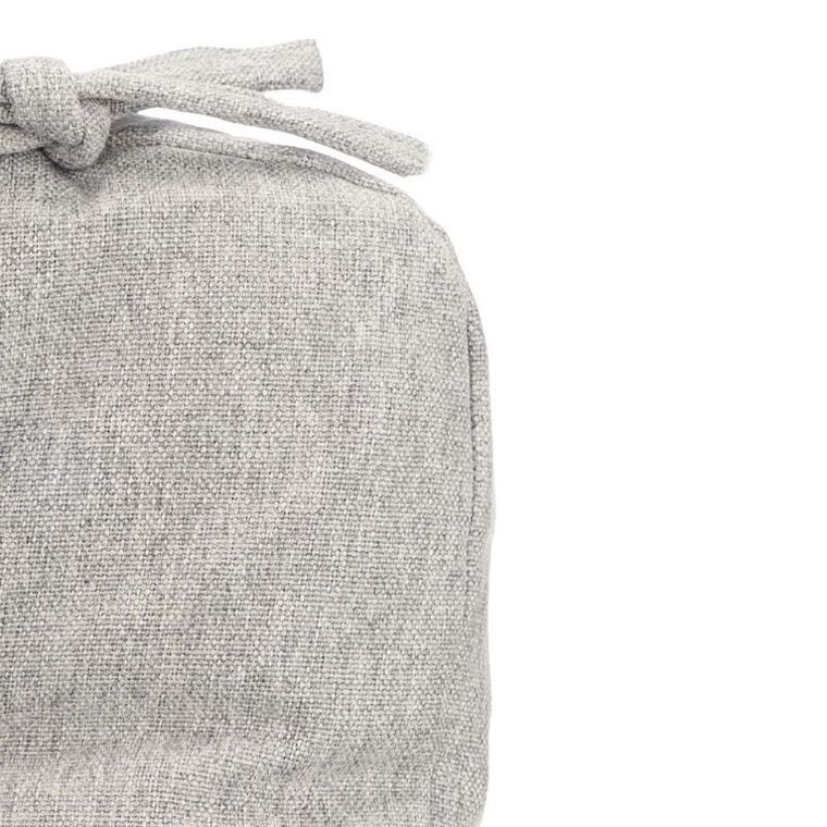 Giftdecor, poduszki na krzesło z pikowaniem i troczkami, 40-40 cm