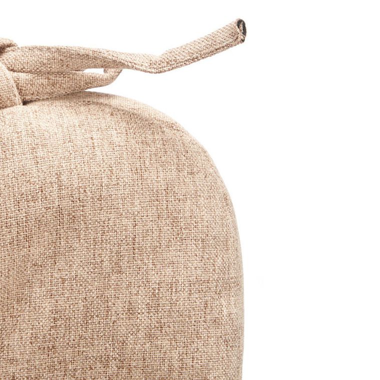 Giftdecor, poduszki na krzesło z pikowaniem i troczkami, 40-40 cm