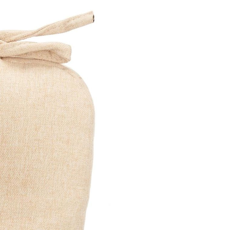 Giftdecor, poduszki na krzesło z pikowaniem i troczkami, 40-40 cm