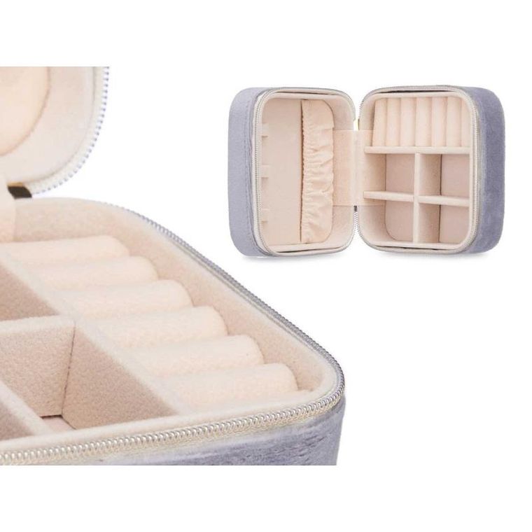 Giftdecor, Velvet, szkatułka na biżuterię, 10-10-5 cm