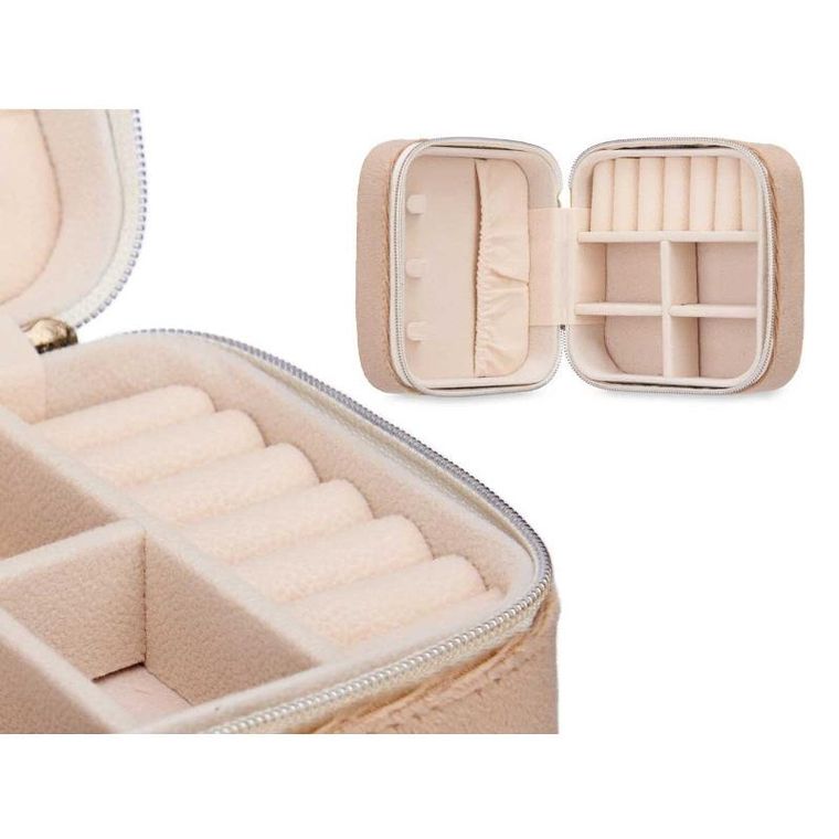 Giftdecor, Velvet, szkatułka na biżuterię, 10-10-5 cm