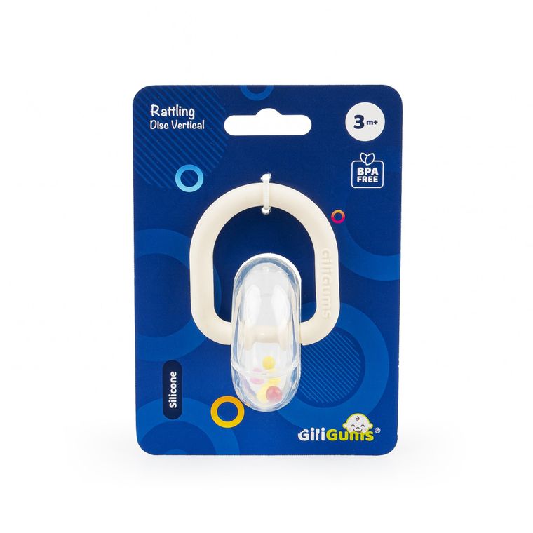 GiliGums, grzechoczący dysk wertykalny, grzechotka