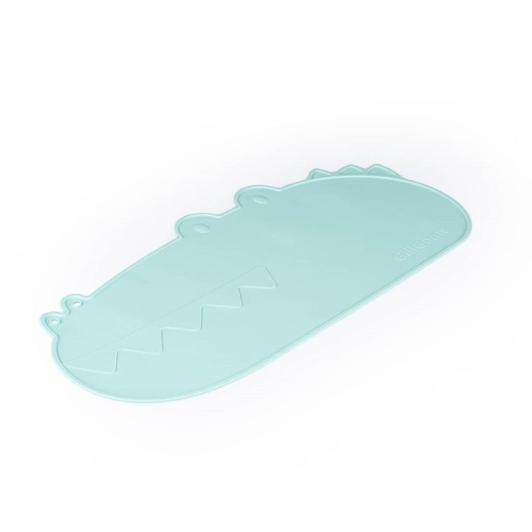 GiliGums, Krokodyl, podkładka silikonowa na stół, miętowa