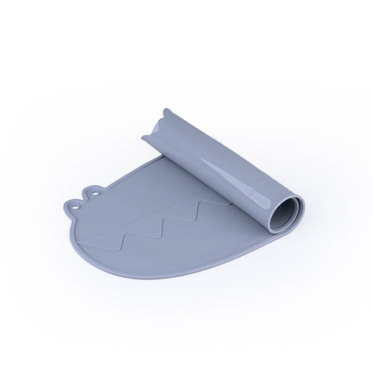 GiliGums, Krokodyl, podkładka silikonowa na stół, szara