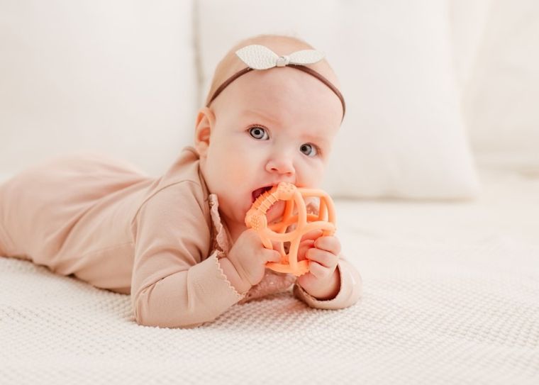 GiliGums, Piłka, gryzak, różowy