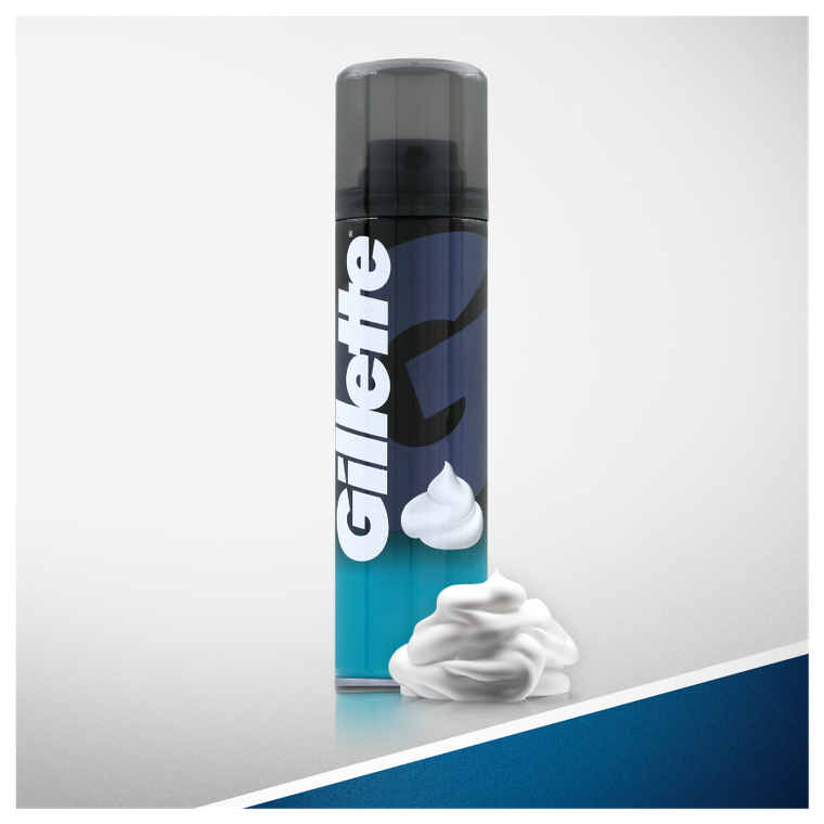 Gillette, Classic Sensitive, pianka do golenia, 200 ml