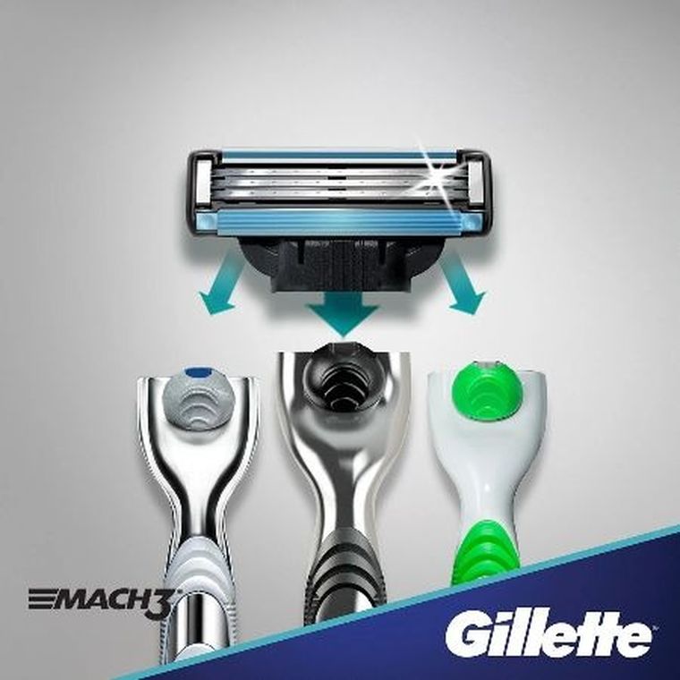 Gillette, wkłady ostrza do maszynki Mach3, 4 szt.