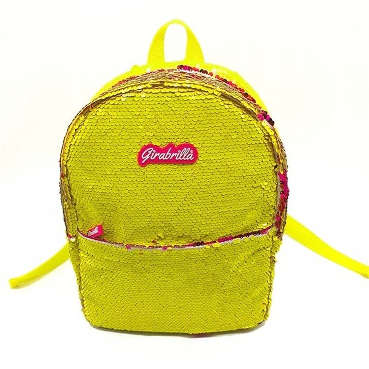 Girabrilla, plecak, neonowy, cekinowy