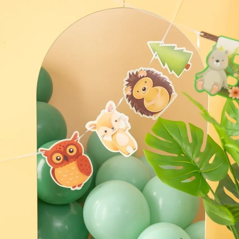 Girlanda, leśni przyjaciele, 200-18 cm