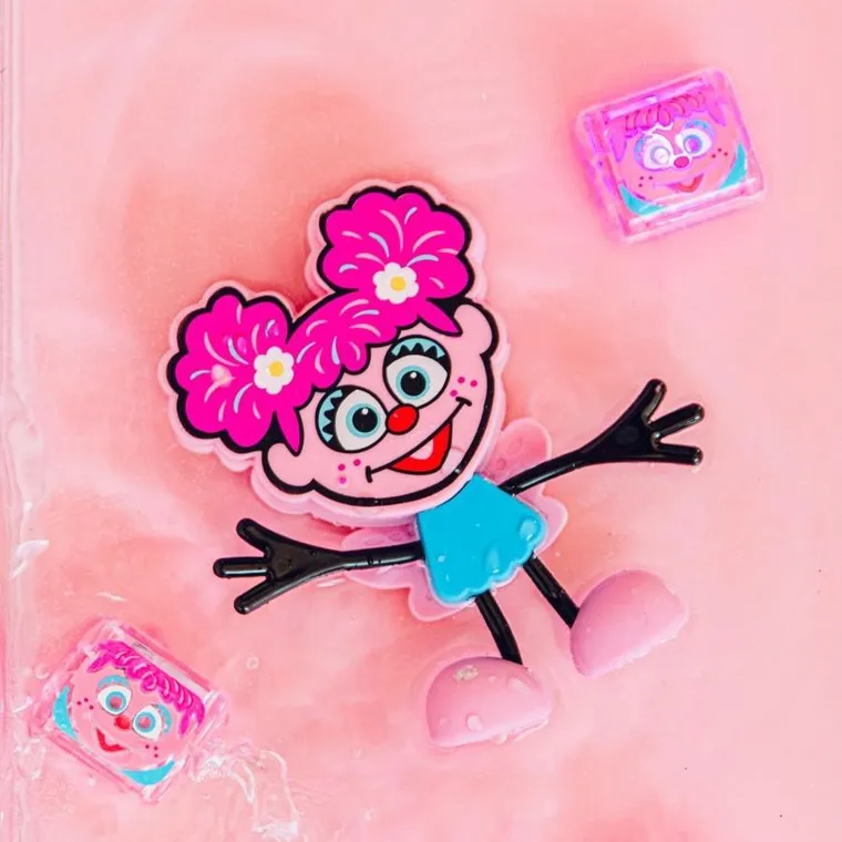 Glo Pals, Ulica Sezamkowa, Abby, kostki sensoryczne świecące w wodzie, 4 szt.