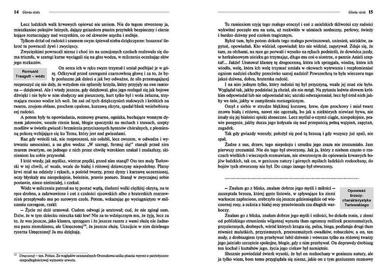 Gloria victis. Wydanie z opracowaniem i streszczeniem