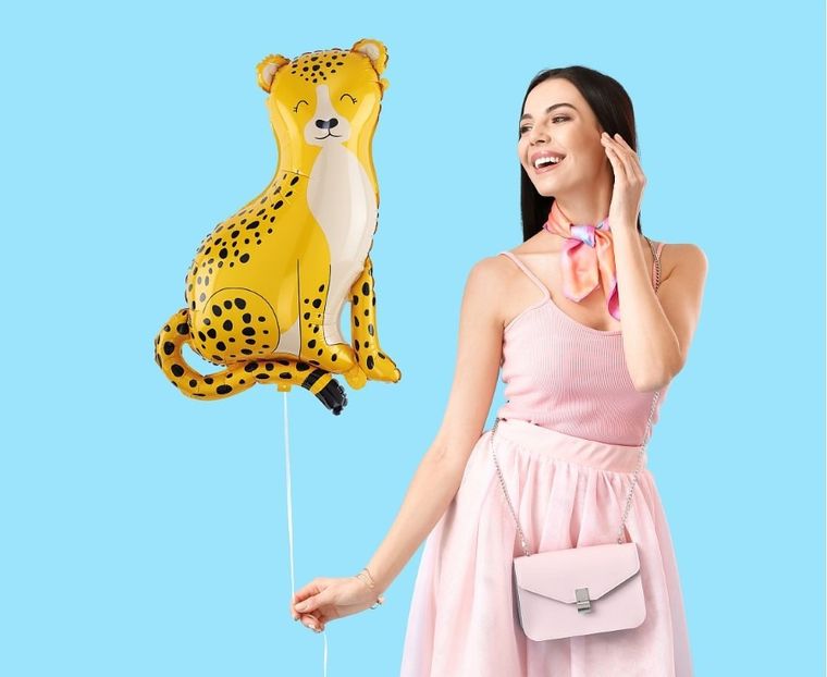 GoDan, Lampart, balon foliowy, 49-72 cm