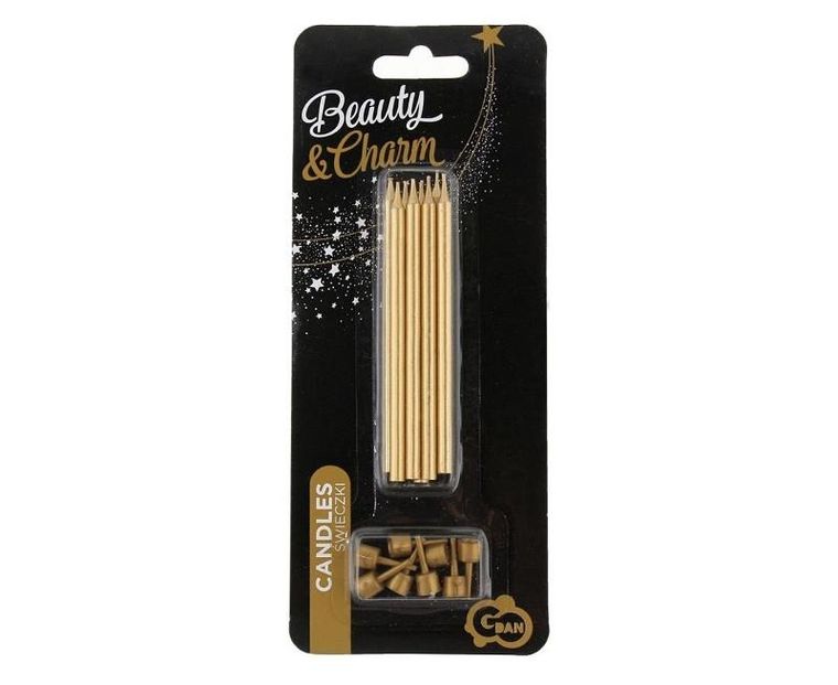 Godan, świeczki urodzinowe, 10 cm