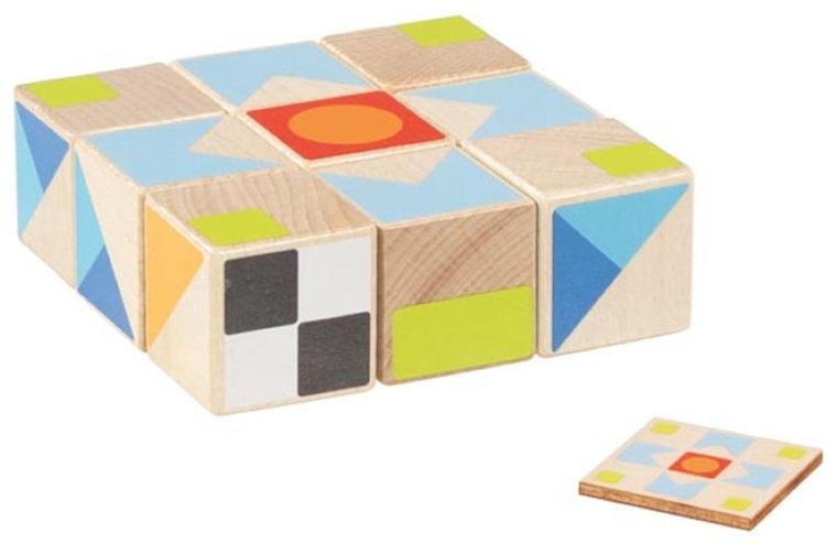 Goki, kształty i kolory, układanka