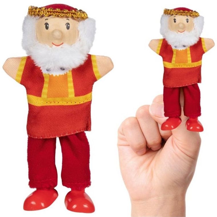 Goki, pacynka na palec, król