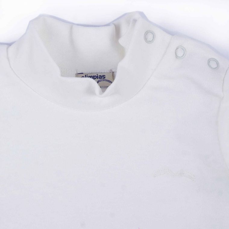 Golf chłopięcy, ecru, Olimpias