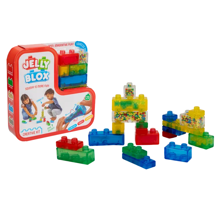 Goliath, Jelly Blox, Creative Kit, elastyczne klocki, 20 elementów
