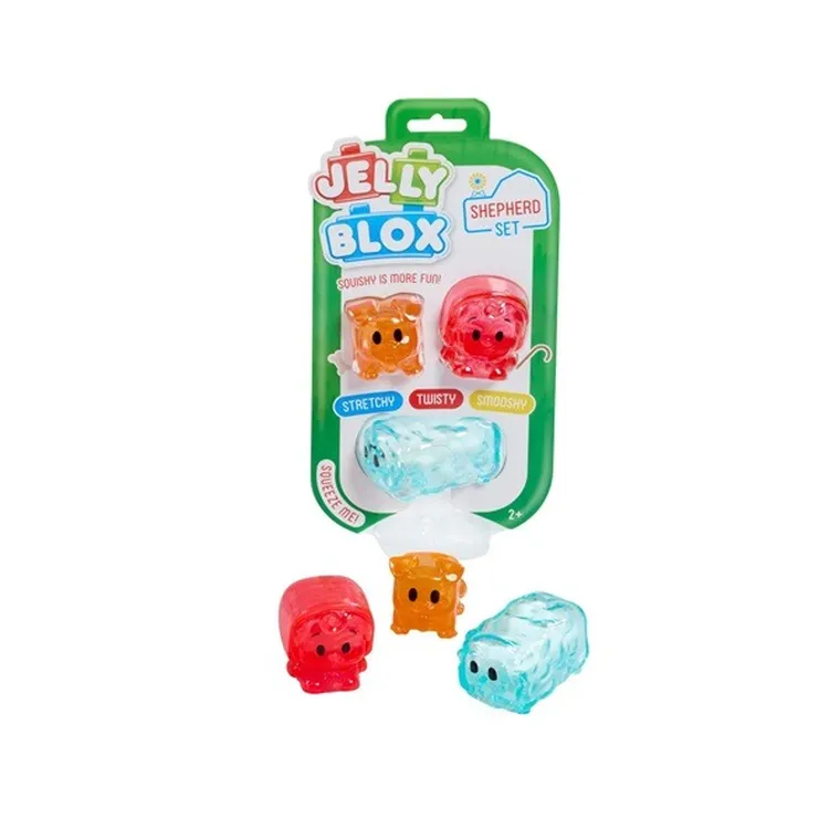 Goliath, Jelly Blox, Farm Friends, elastyczne klocki, 3 elementy, 1 szt.