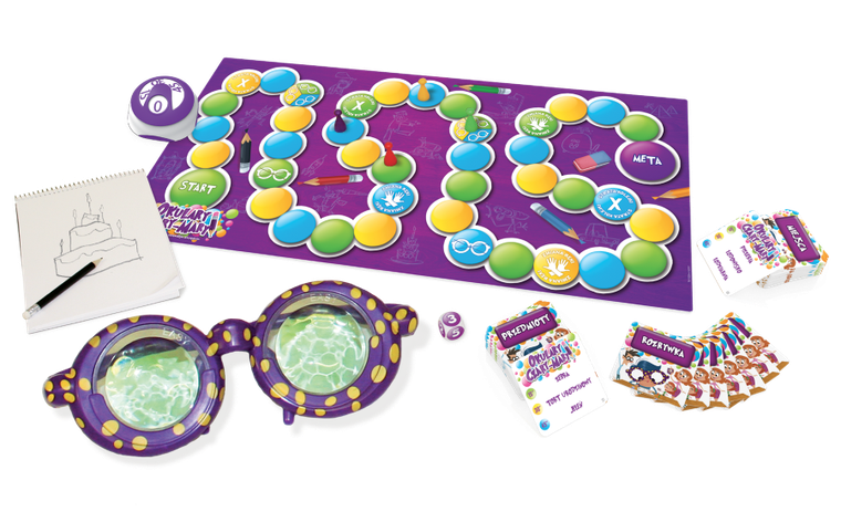 Goliath, Okulary Czary-Mary, rysowane kalambury, gra familijna