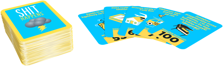 Goliath, Shit Happens, edycja rodzinna, gra karciana