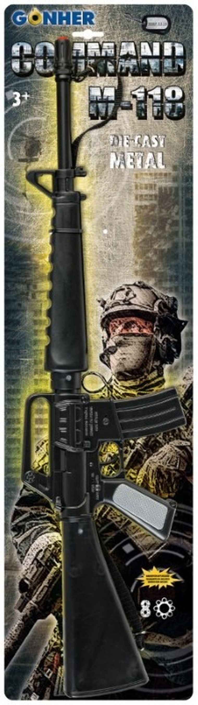 Gonher, karabin komandosa, metalowy, 8 naboi