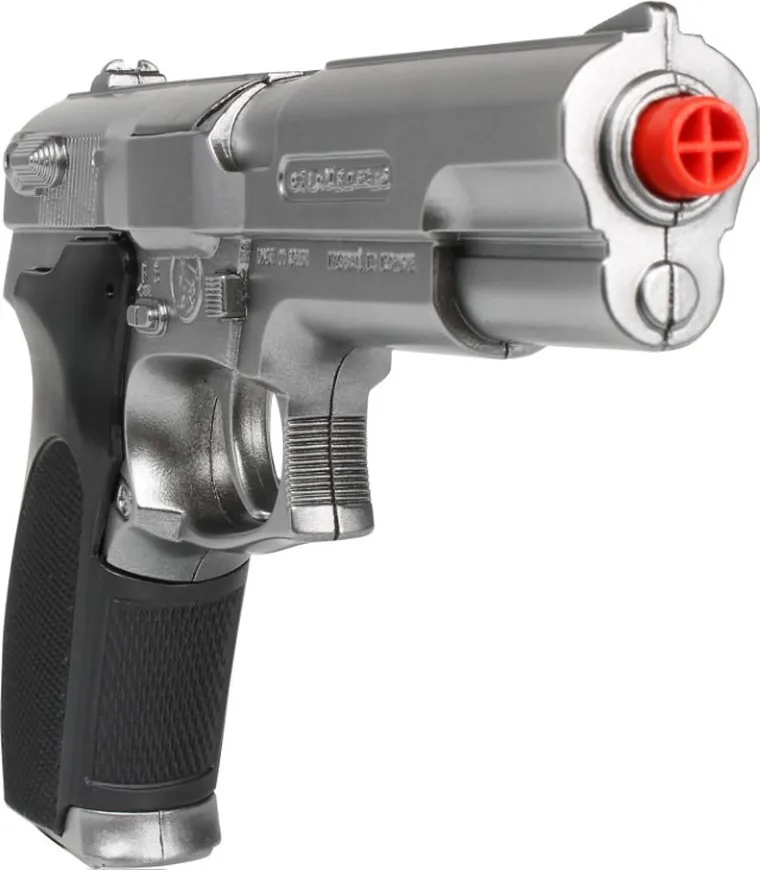 Gonher, pistolet policyjny, metalowy, 8 naboi