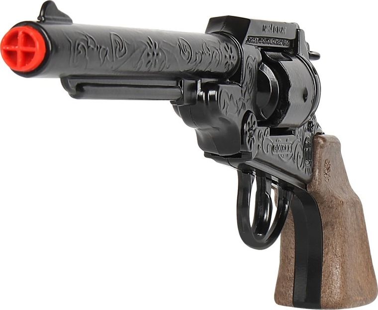 Gonher, rewolwer kowbojski, metalowy, 8 naboi
