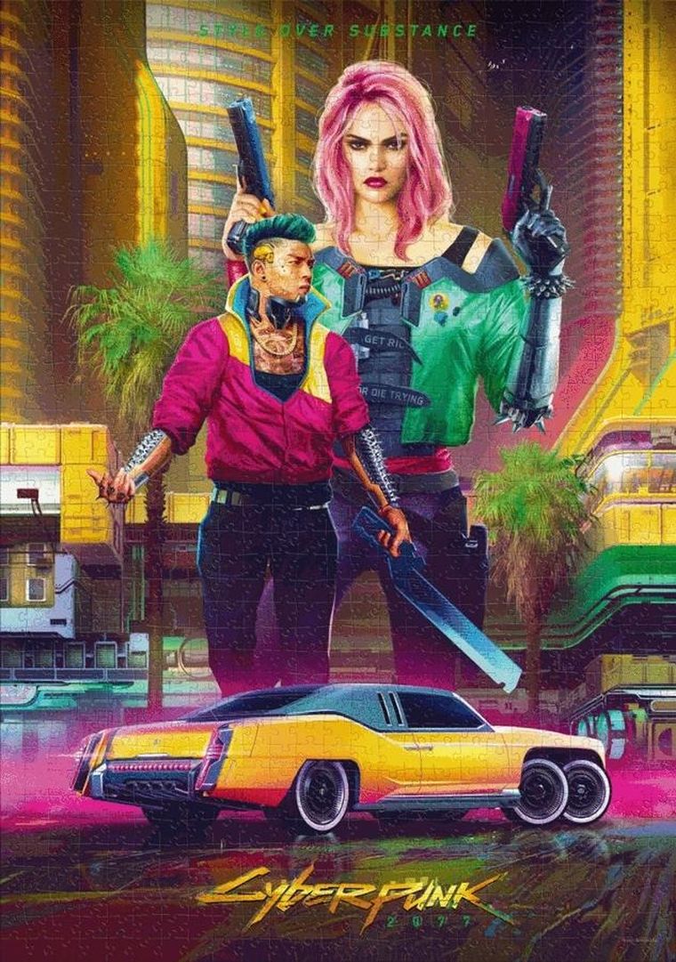 Good Loot, Cyberpunk 2077 Kitsch Style, puzzle, 1000 elementów