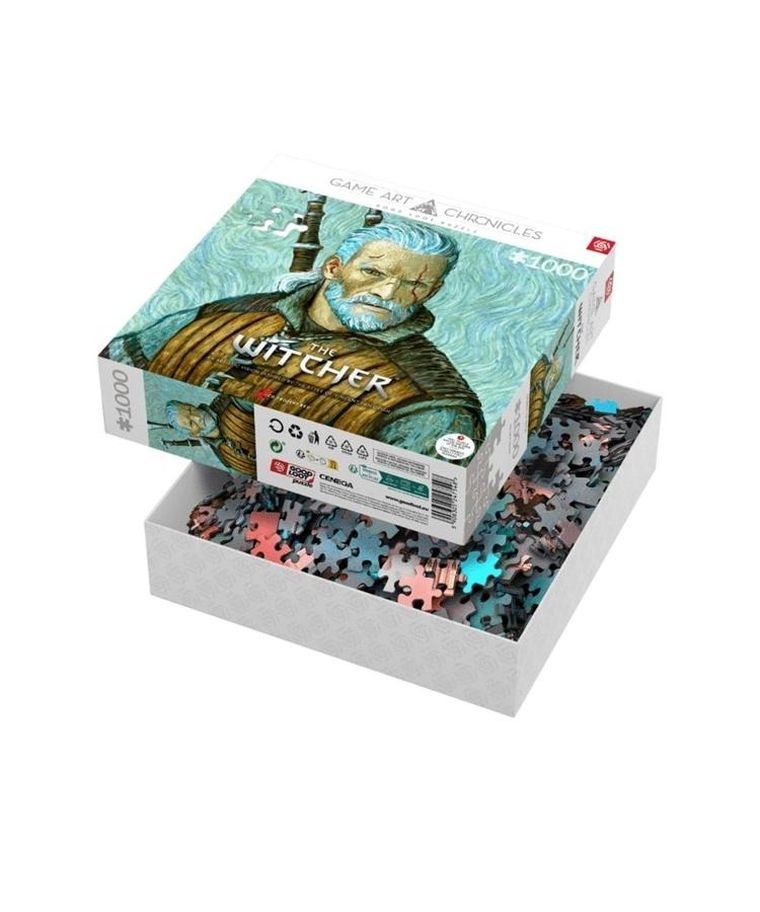 Good Loot, Game Art Chronicles, The Witcher, Geralt & Vincent van Gogh, puzzle, 1000 elementów