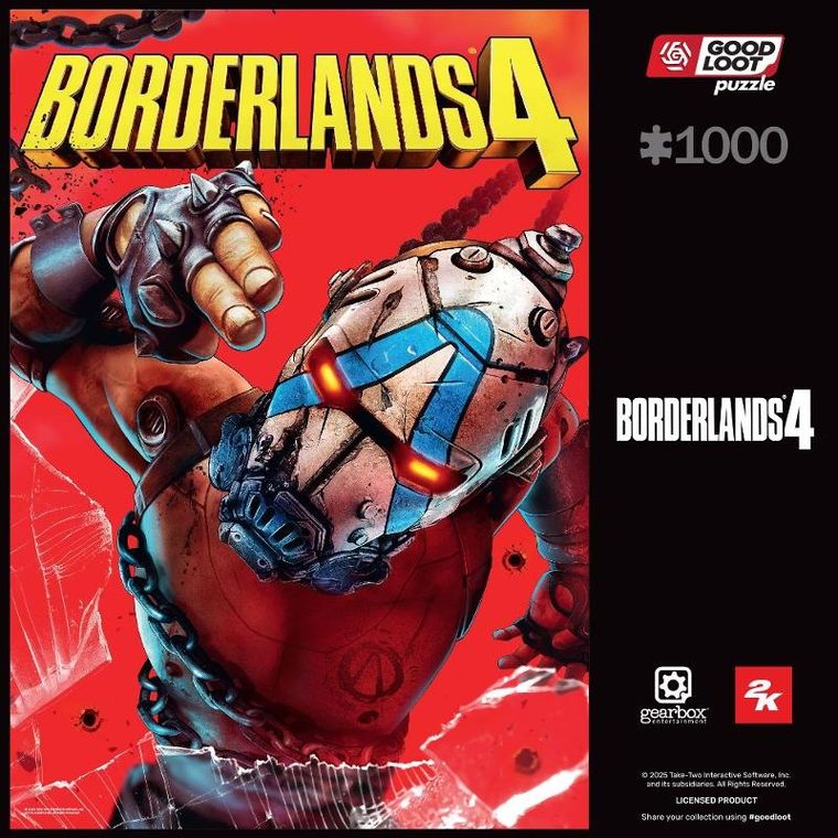 Good Loot, Gaming, Borderlands 4, Break Free Psycho, puzzle, 1000 elementów