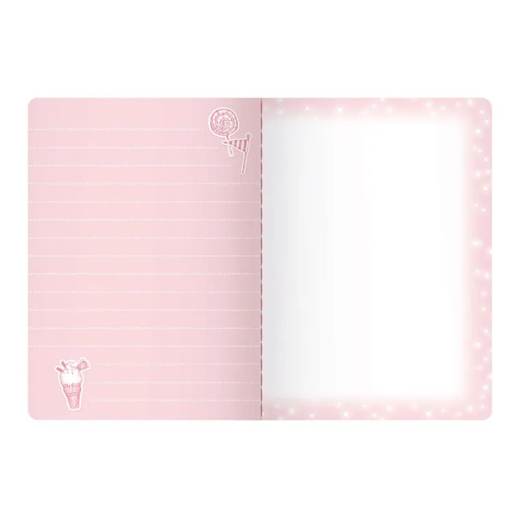 Gorjuss, Fairground, Carousel, mały notes z naklejkami