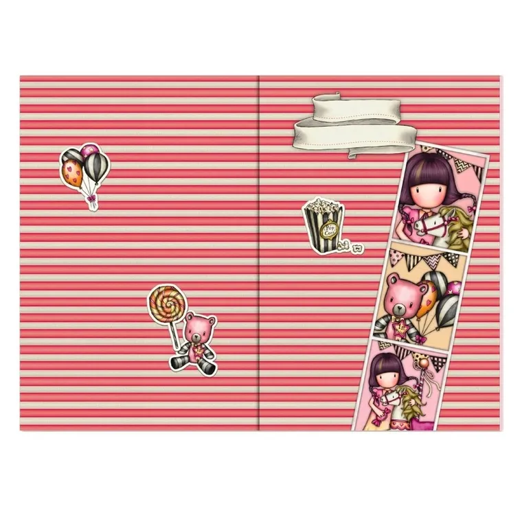 Gorjuss, Fairground, Carousel, zamykany notes, 1 szt.