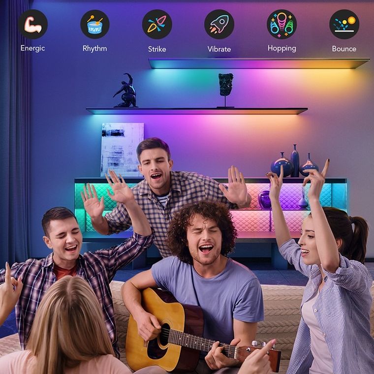 Govee, Basic LED Strip Light 10m, taśma LED, Wi-Fi, Bluetooth, RGBIC, H618C