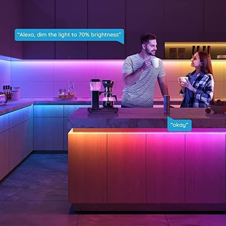 Govee, Basic LED Strip Light 5m, taśma LED, Wi-Fi, Bluetooth, RGBIC, H618A