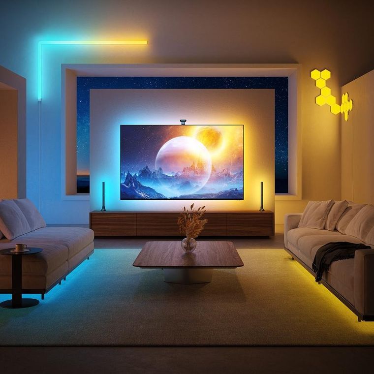 Govee, Envisual TV Backlight T2, taśma LED, podświetlenie dla TV 55-65 cali, RGBIC, Wi-Fi+Bluetooth, H605C