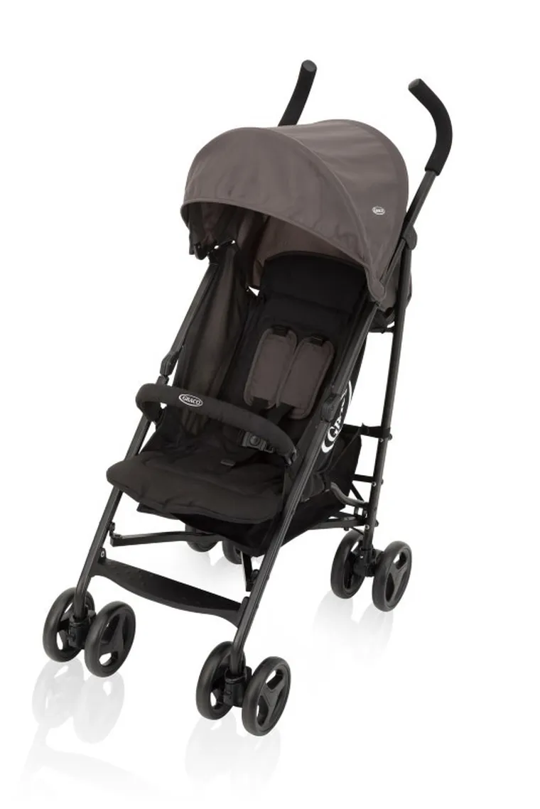 Graco, Travelite, wózek spacerowy, Black Grey