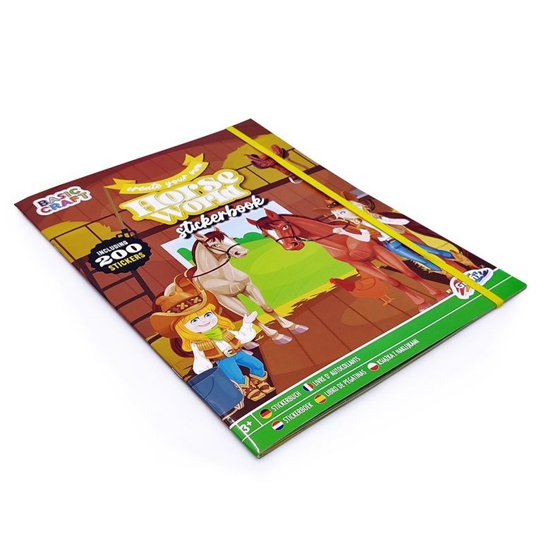 Grafix, Magiczny świat koni, książka z naklejkami