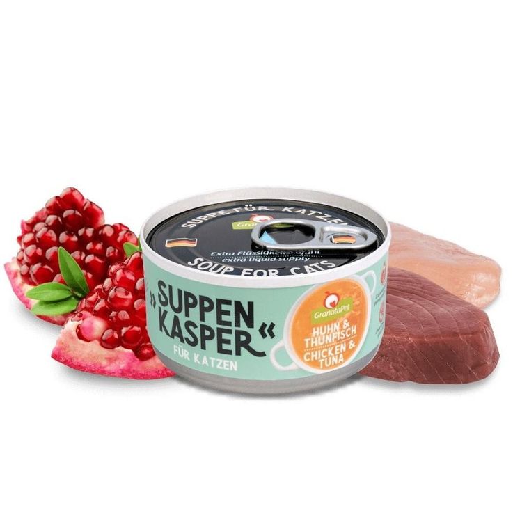 GranataPet, Suppenkasper, kurczak i tuńczyk, zupa dla kota, 70g