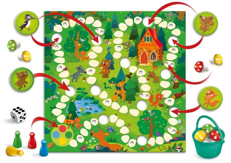 Granna, Grzybobranie Leśna Wyprawa, gra familijna