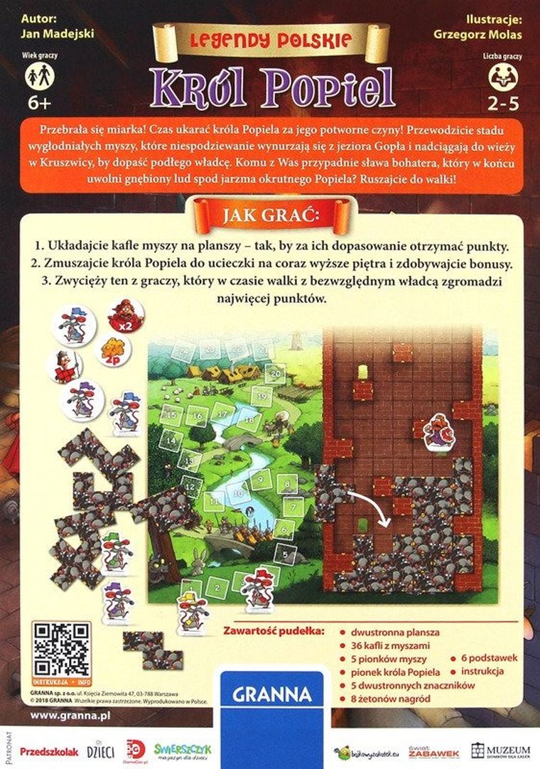 Granna, Król Popiel, gra familijna