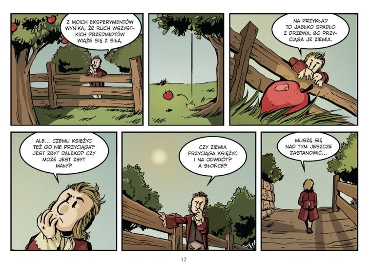 Grawitacja w akcji. Newton. Najwybitniejsi Naukowcy