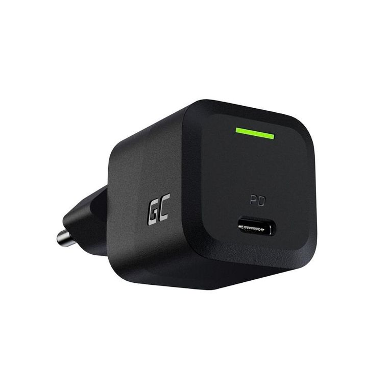 Green Cell Ładowarka USB-c Gan Gc Powergan 33w Pd 3.0 Qc 3.0 USB-c, czarna