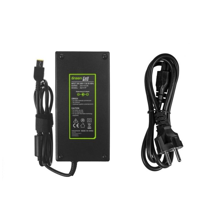 Green Cell, zasilacz, Ad117p Lenovo 20v 8.5a 170w
