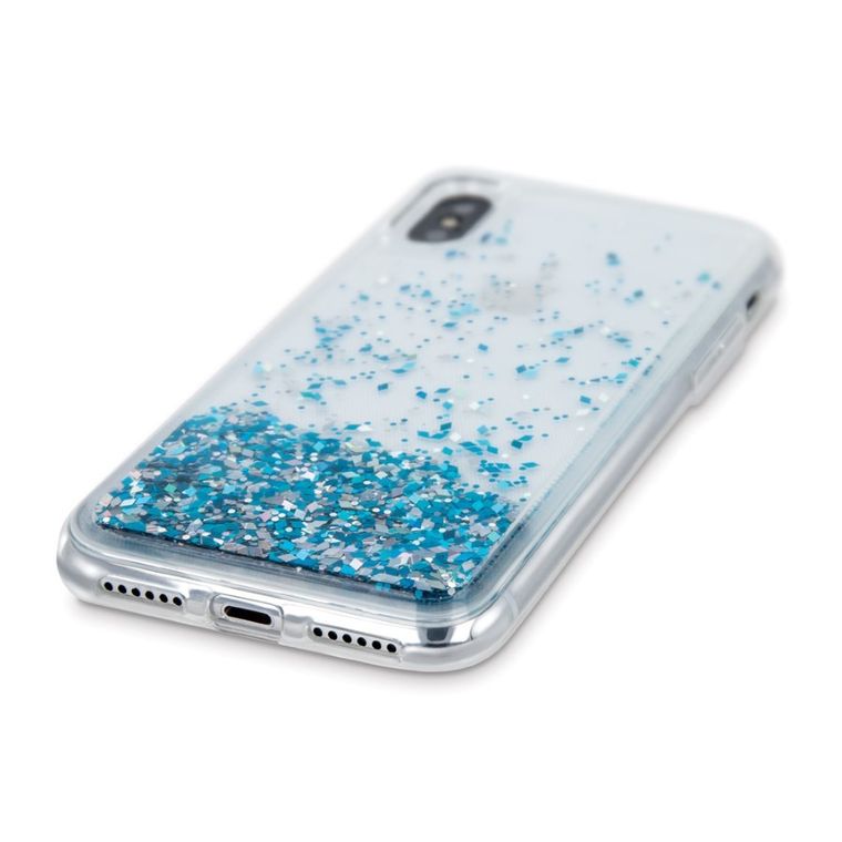 Greengo, nakładka ochronna Liquid Sparkle TPU, Huawei P30 Lite, niebieska