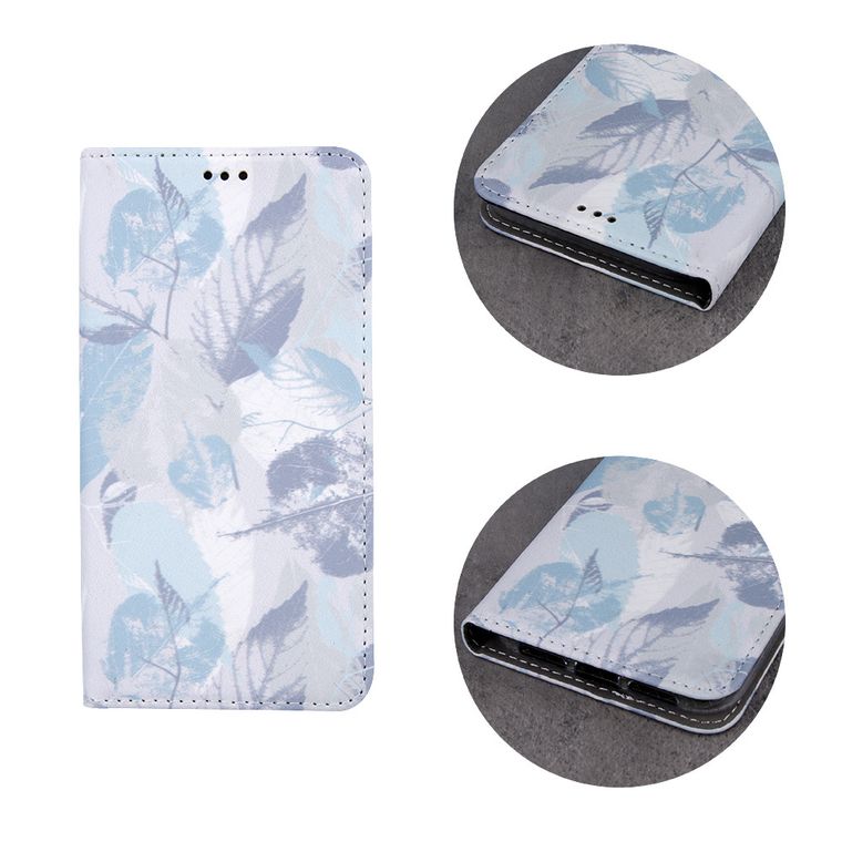 Greengo, pokrowiec Smart Trendy Frozen Leaves 1 do Xiaomi Redmi 9