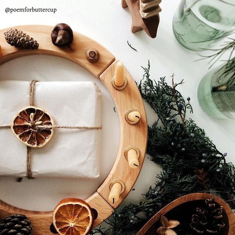 Grimm's, świece z woskiem pszczelim 25%, bursztynowe, 20 szt.