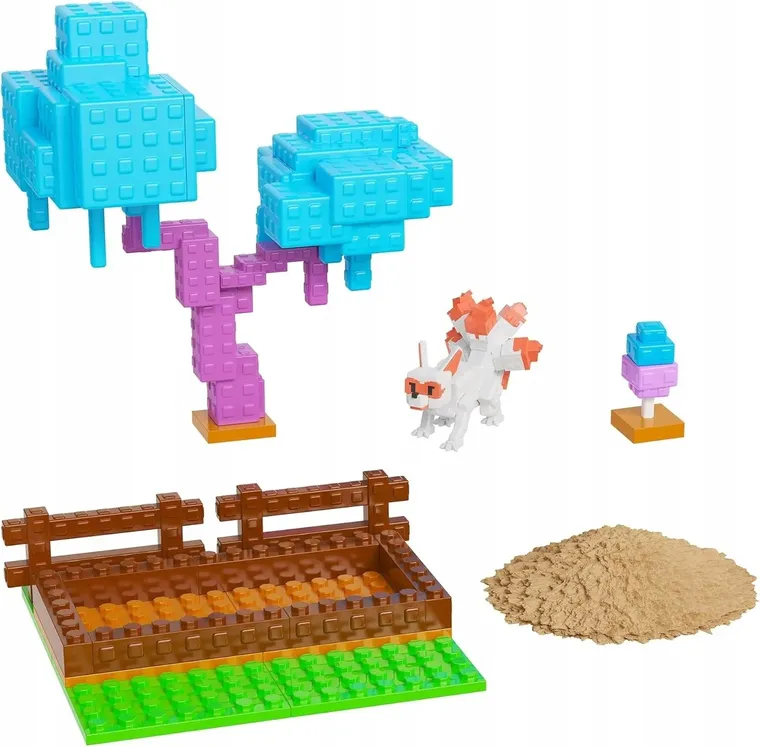 Grow a Garden, klocki z figurką niespodzianką i kodem Roblox, 23 elementy
