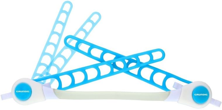 Grundig, opaska odblaskowa, LED, niebieski