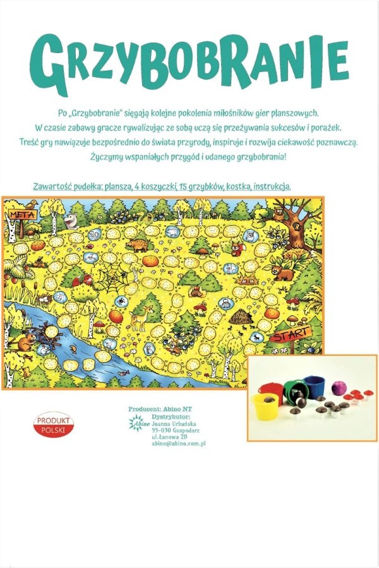 Grzybobranie, gra planszowa